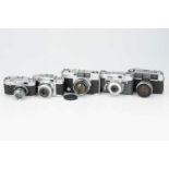 A Collection of Various Cameras,