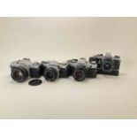 A Selection of Four 35mm SLR Cameras,