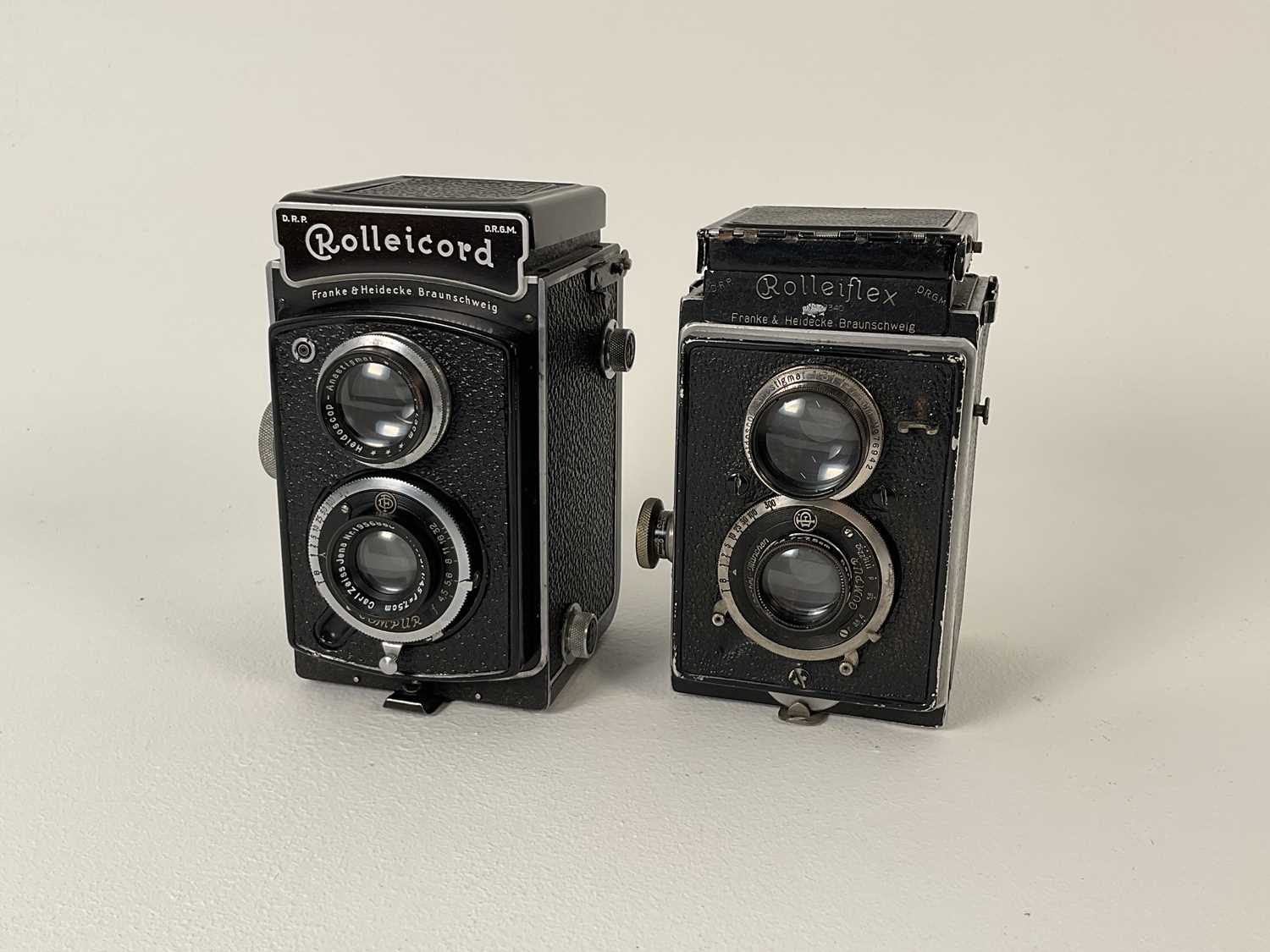 Two Rollei Medium Format TLR Cameras,