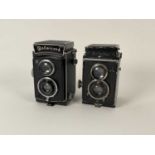 Two Rollei Medium Format TLR Cameras,