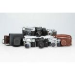 A Selection of Soviet 35mm Cameras,