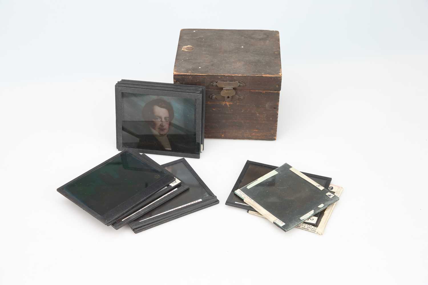 A Collection of Hand Coloured Magic Lantern Slides,