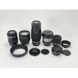 A Selection of 35mm SLR Lenses,