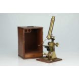 Compound Monocular Microscope by Baker, London,