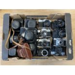 A Mixed Selection of 35mm SLR Cameras,