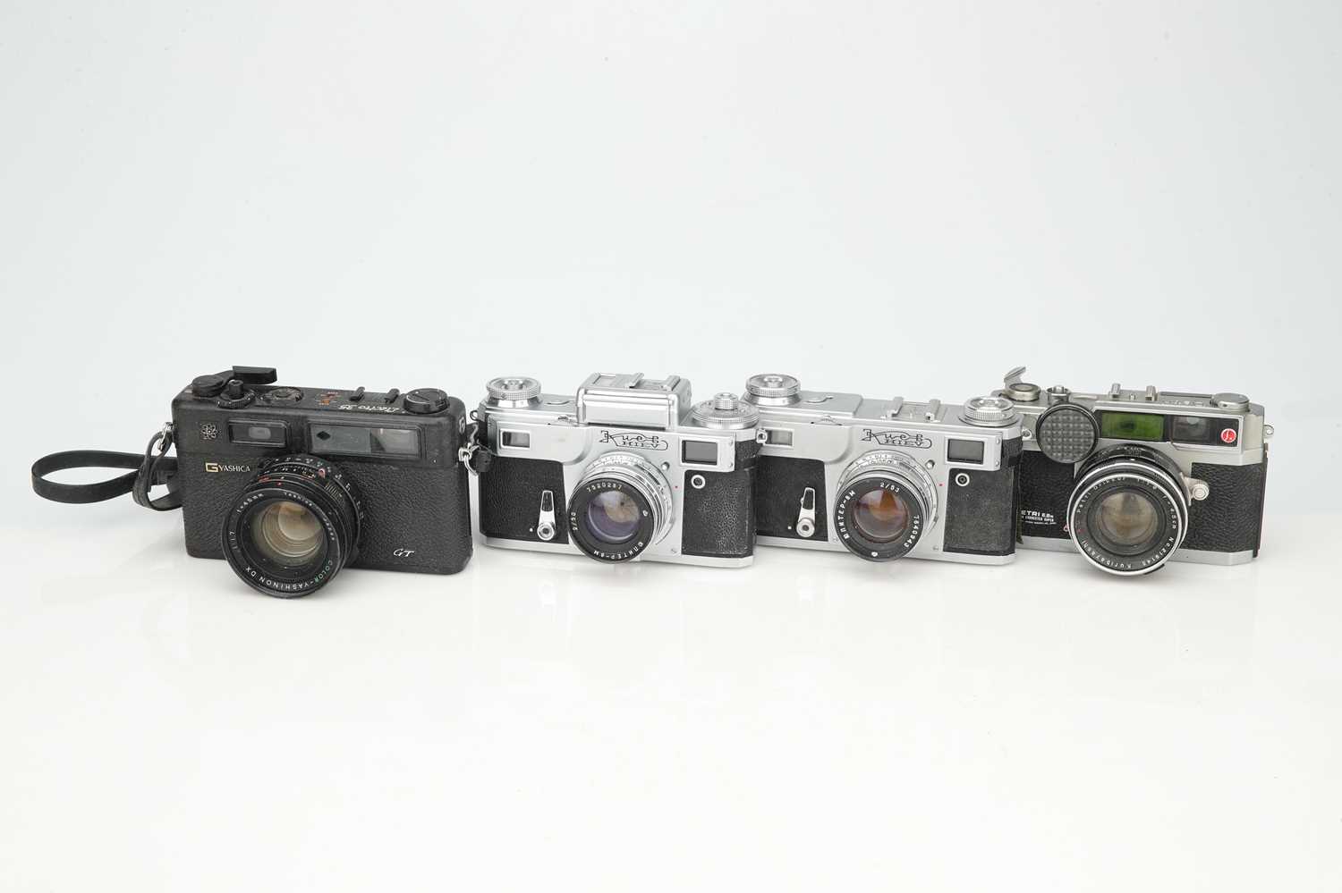 A Selection of 35mm Rangefinder Cameras,