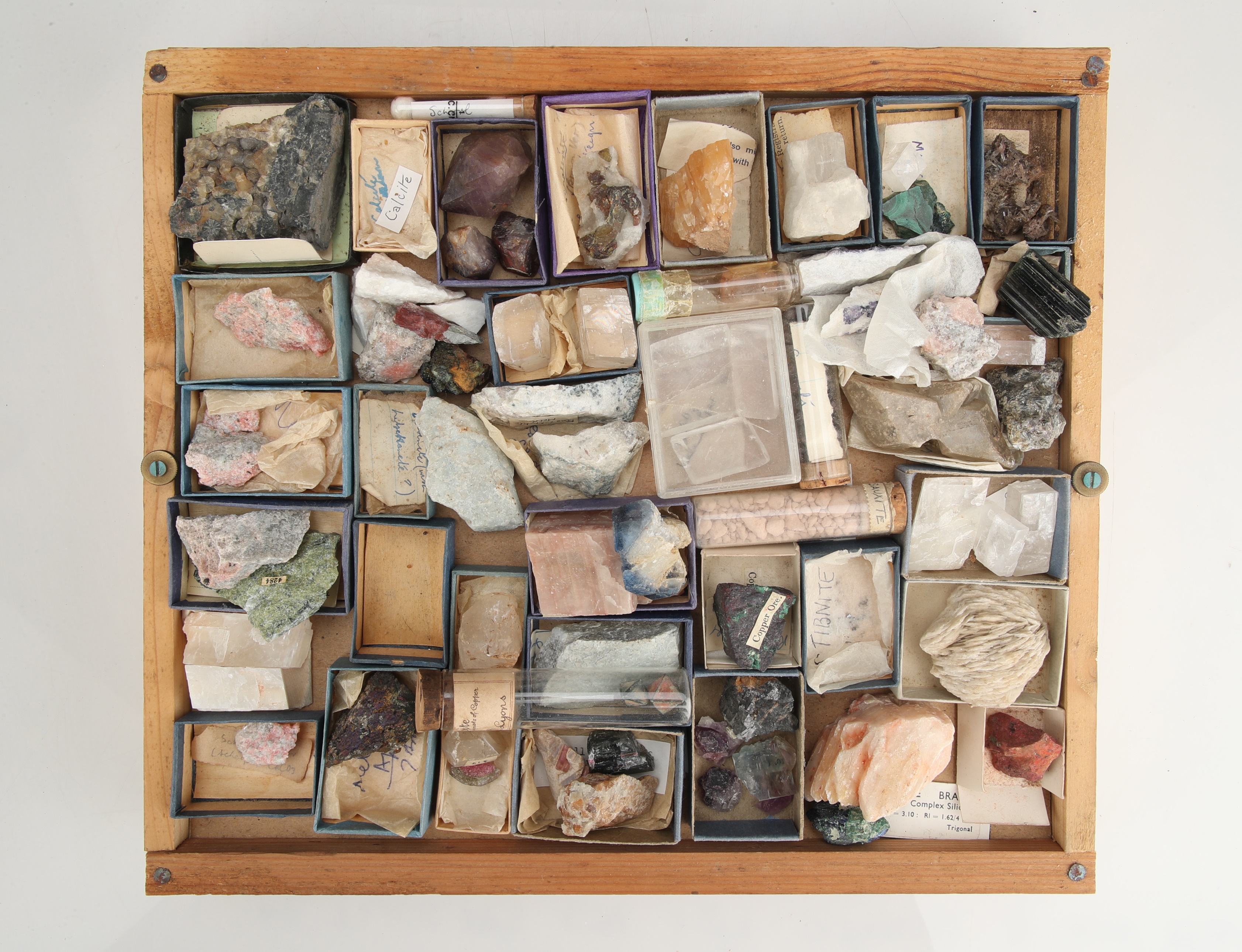 A Large Collectors Cabinet of Geological specimens & Minerals, - Image 8 of 16