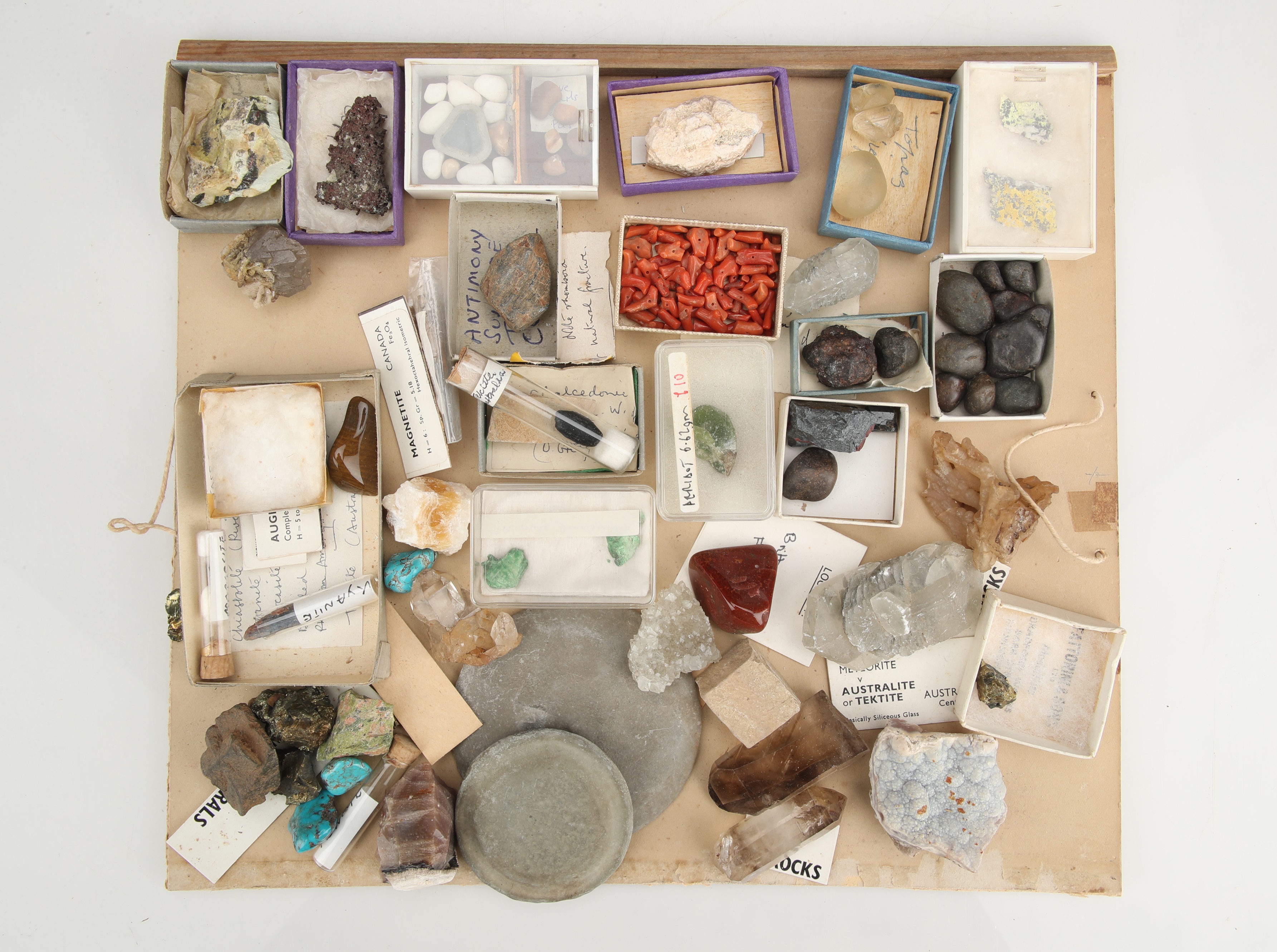 A Large Collectors Cabinet of Geological specimens & Minerals, - Image 10 of 16