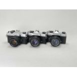 Three Fujica 35mm SLR Cameras,