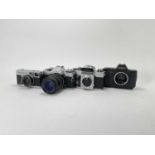 A Mixed Selection of 35mm Cameras,