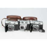 Two Kodak Retina IIIc Rangefinder Cameras,