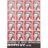 X Banksy Postcard