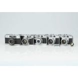 A Selection of Various Rangefinder Cameras,