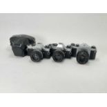 A Selection of 35mm SLR Cameras,