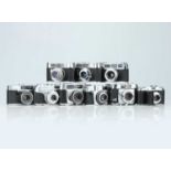 A Selection of Nine 35mm Cameras,