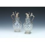 Georgian silver decanters