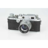 A Canon IIB Rangefinder Camera,