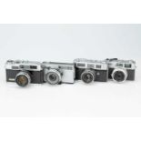 A Selection of 35mm Rangefinder Cameras,