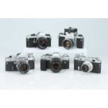 A Selection of 35mm Cameras,