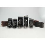 A Selection of Kodak Folding Cameras,