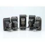 A Selection of Five Folding Cameras,