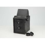 A Ross Portable Dividing Twin Lens Camera,