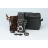 A Minolta Autocord Medium Format TLR Camera,