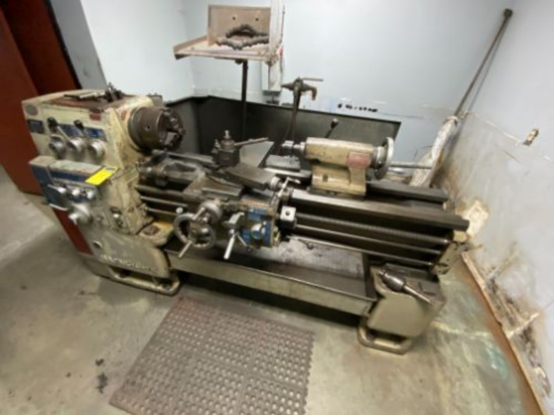 MAZAK MAZAMATE 14” X 40”CC ENGINE LATHE, INCH/MM THREADING, 8" CHUCK, 8” SWING OVER CROSS SLIDE,