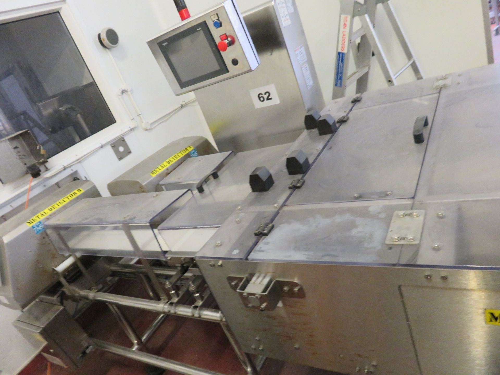 TWIN LANE COMBI SYSTEM COMPRISING CEIA METAL DETECTORS/IXAPACK CHECKWEIGHER. - Image 10 of 10