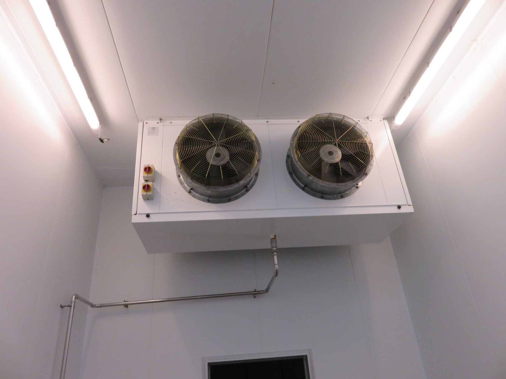 H & C COILS 2-FAN EVAPORATOR.