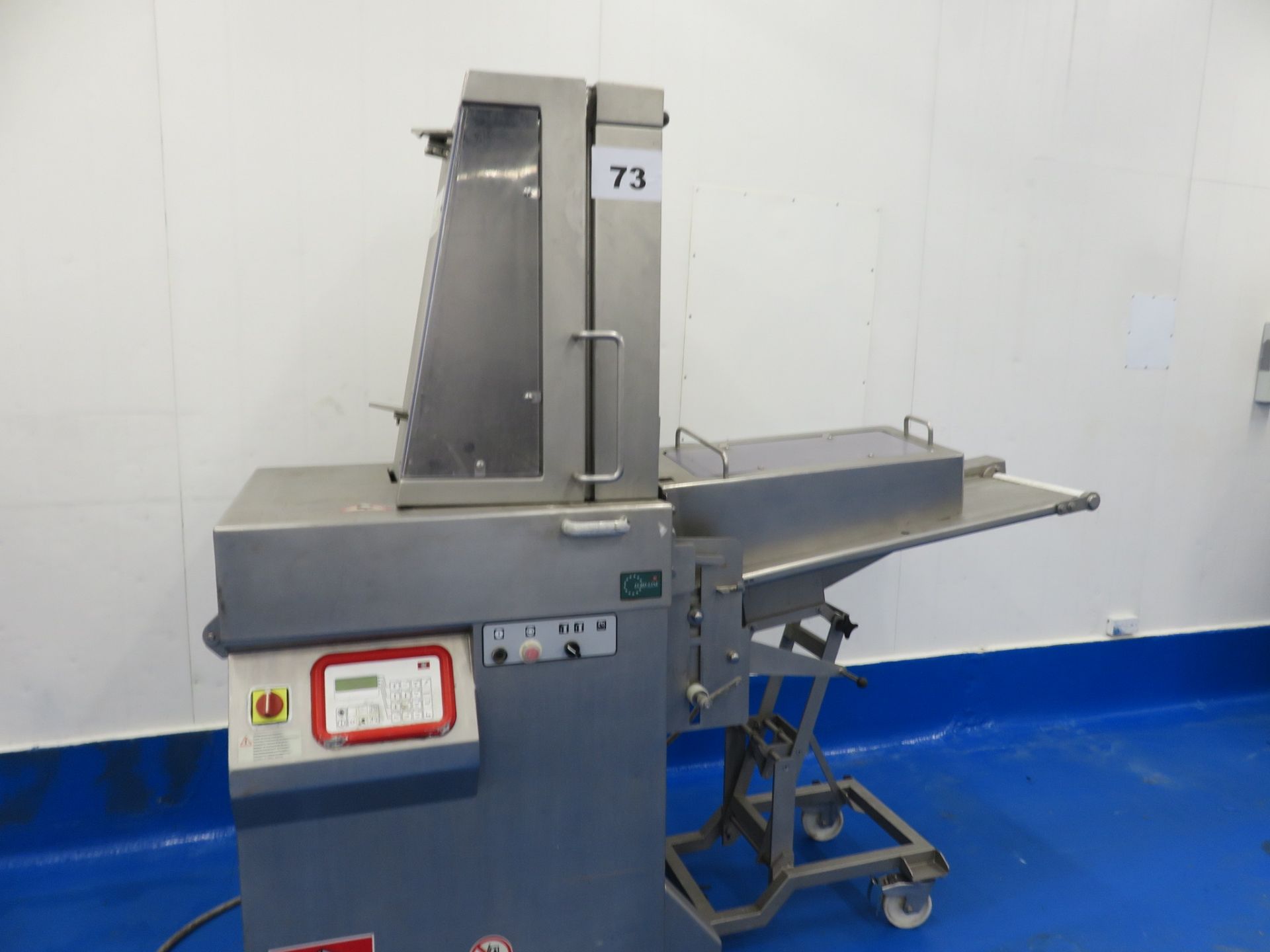 TREIF DIVIDER CONTINIOUS MEAT SLICER STACK AND SHINGLE, SLICE PROGRAMS