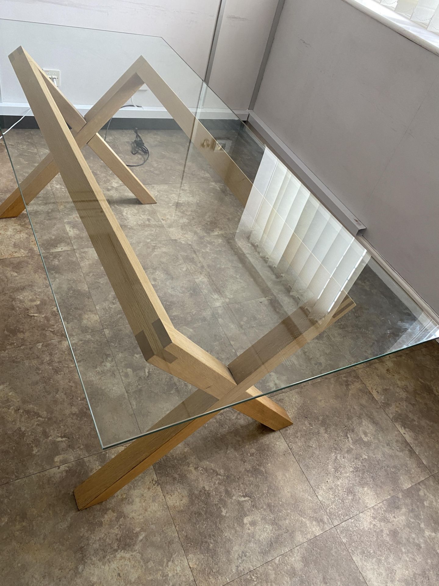 GLASS TABLE - Image 3 of 3