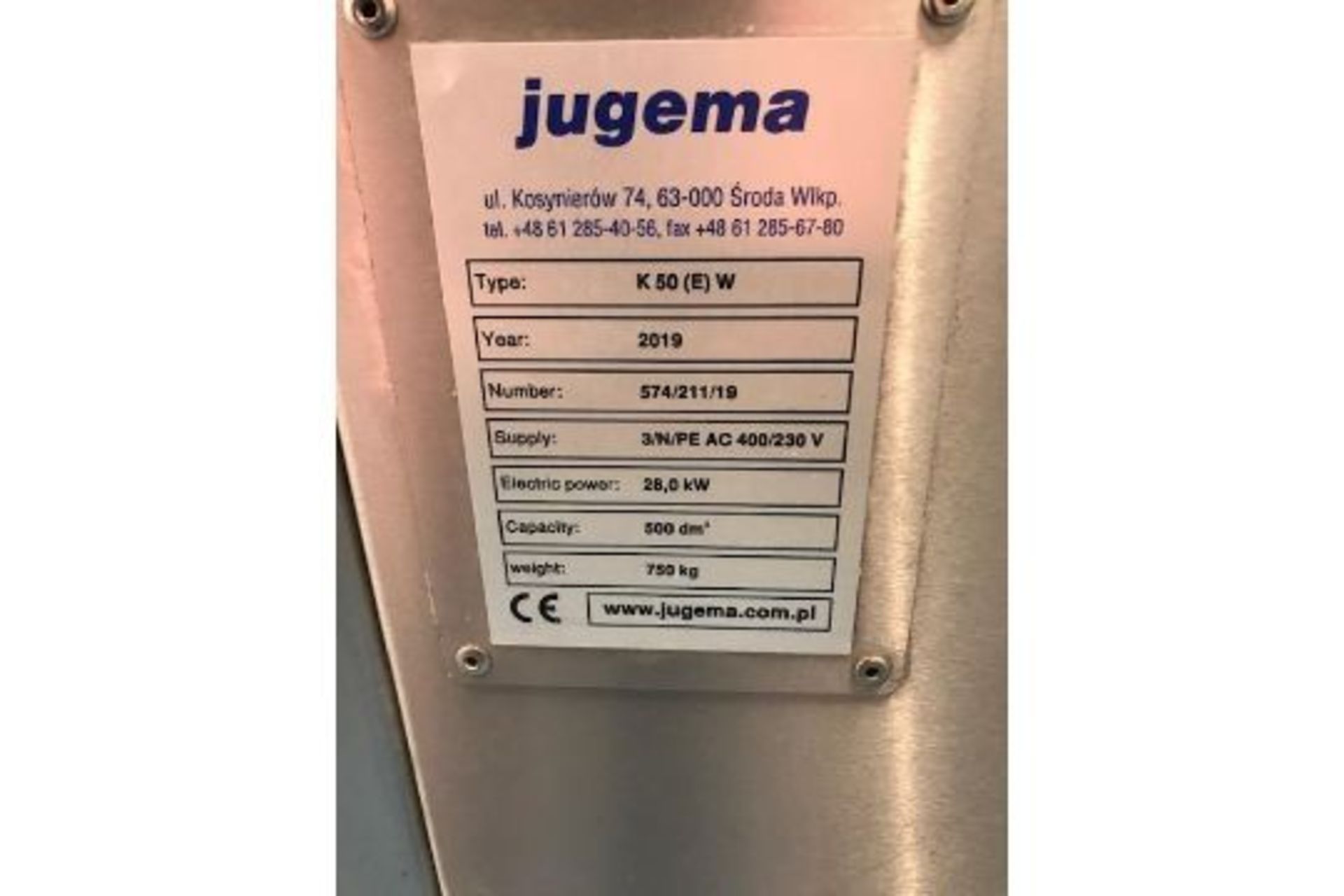 JUGEMA K-30 E-2 300 LITRE COOKING BOILER. - Image 5 of 6