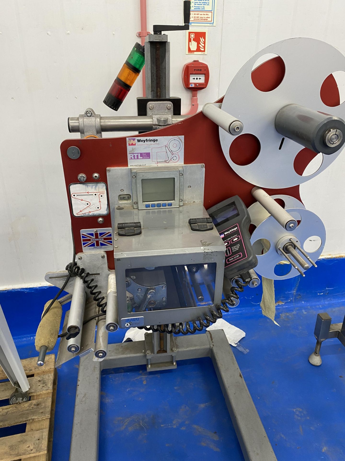 WEYFRIDGE PRINT APPLY LABEL APPLICATOR