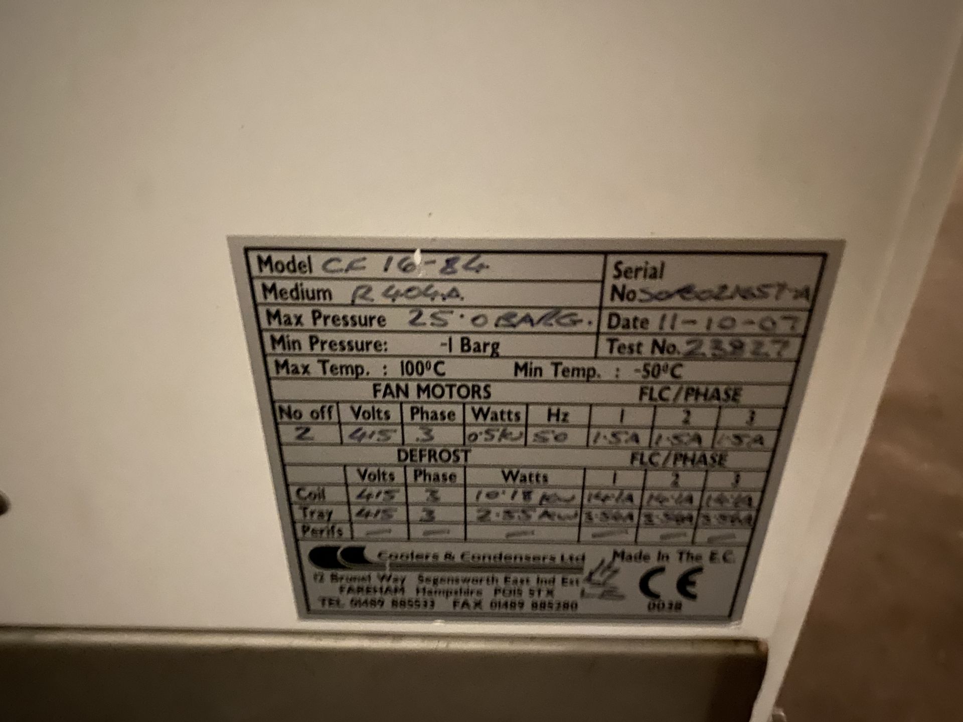 COOLERS & CONDENSERS 2 FAN EVAPORATOR CF16-84 - Image 2 of 2