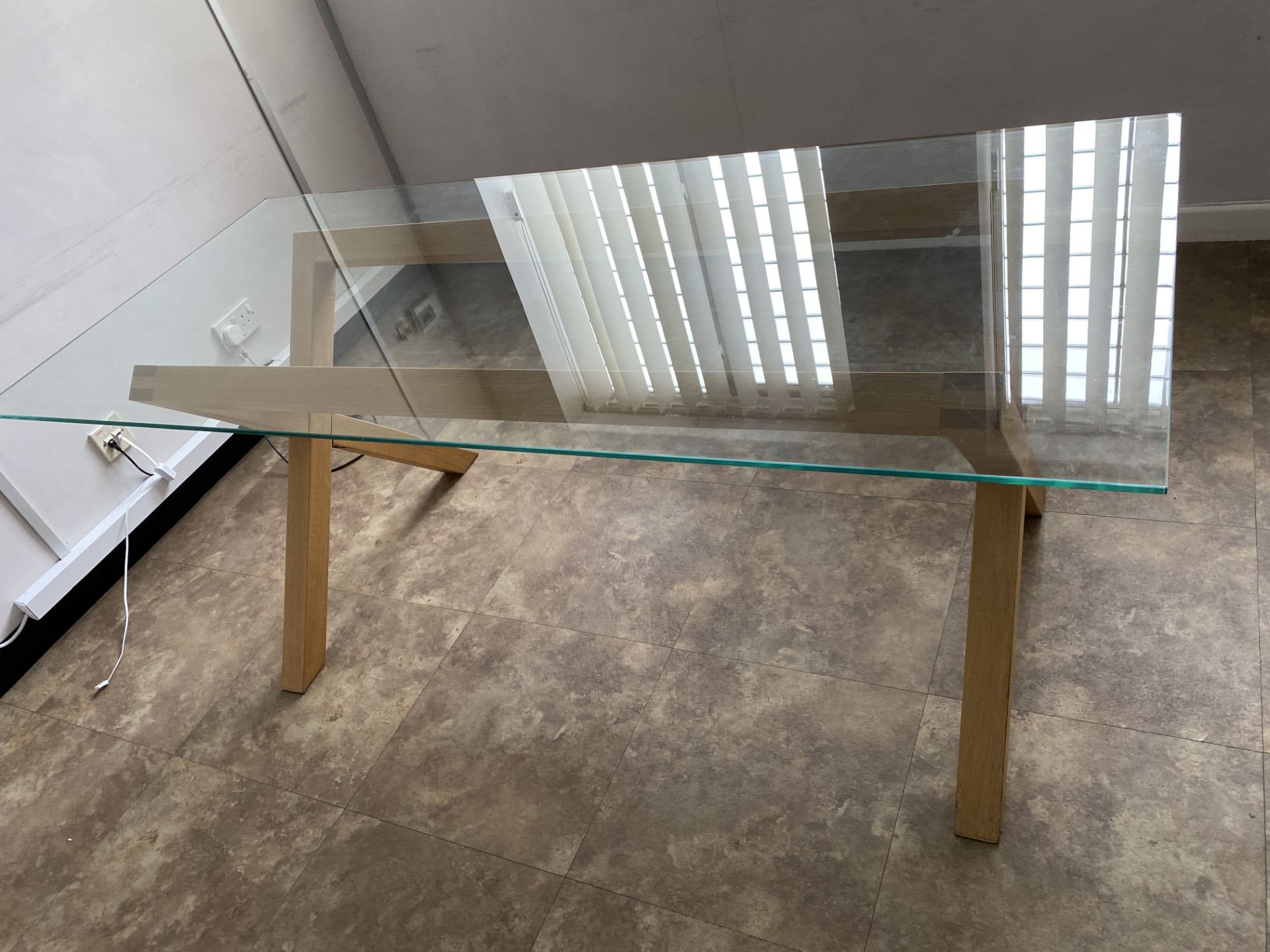 GLASS TABLE - Image 2 of 3