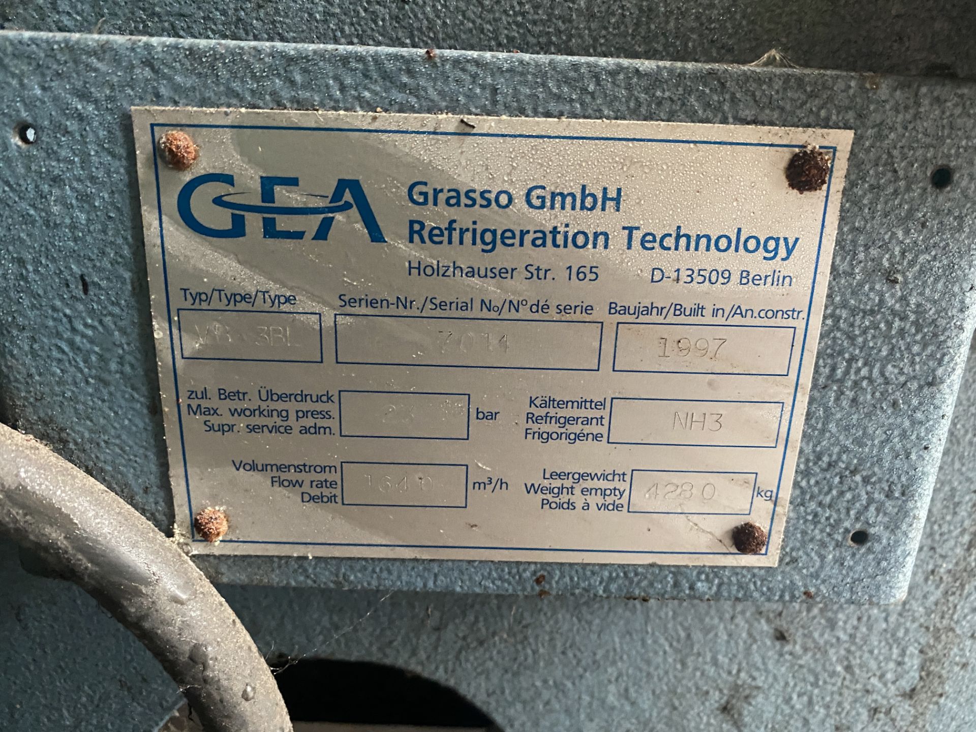 GEA GRASSO COMPRESSOR - Image 3 of 9