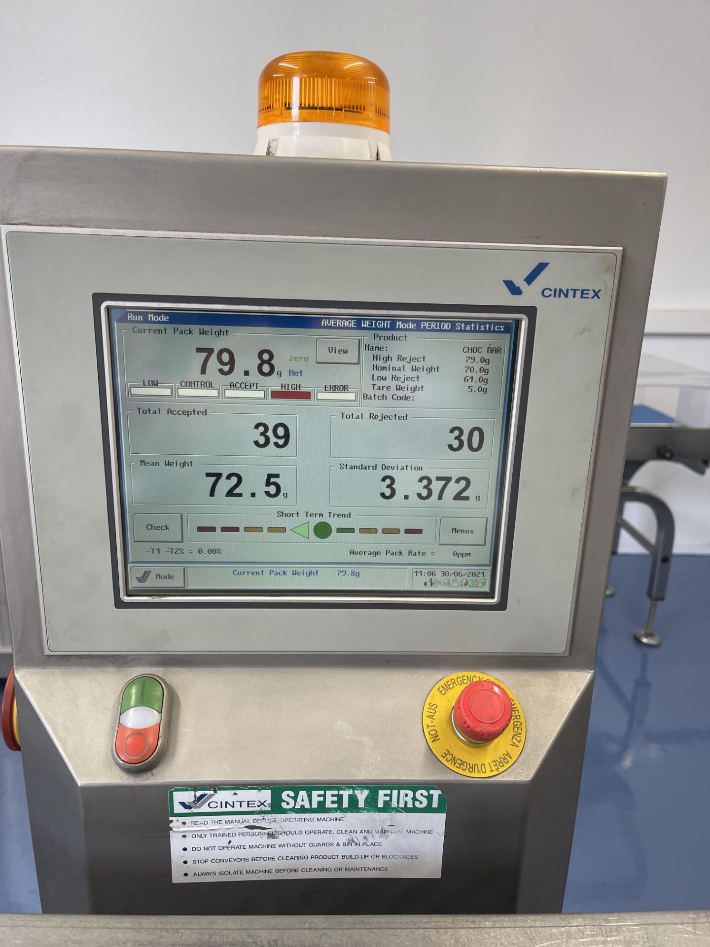 CINTEX CHECKWEIGHER. - Image 3 of 5