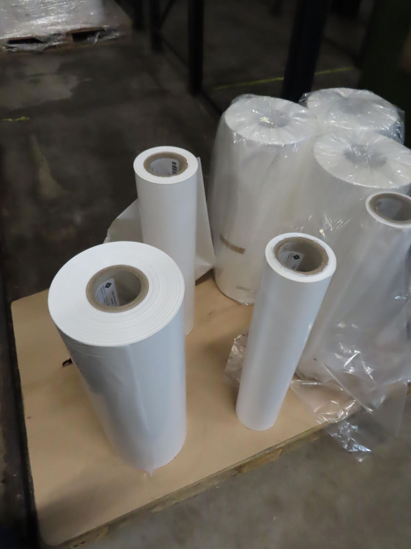 PALLET OF APPROX. 24 ROLLS WHITE FILM. - Image 4 of 4