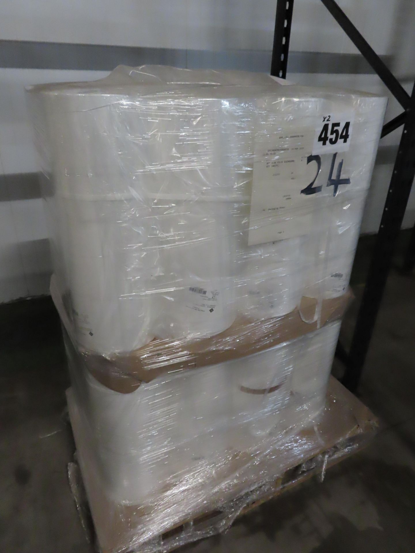 PALLET OF APPROX. 24 ROLLS WHITE FILM. - Image 3 of 4