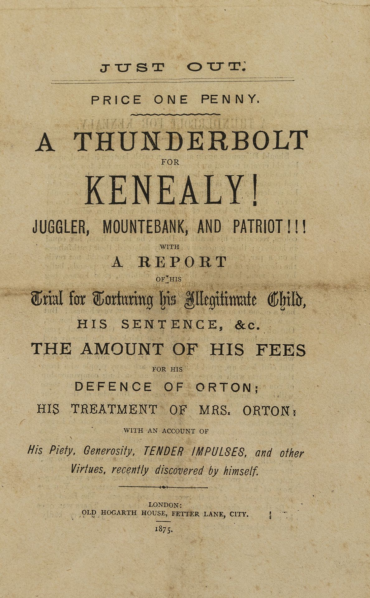 Tichborne Claimant's Defence Counsel.- Kenealy (Edward Vaughan Hyde).- Dickson (Alexander …