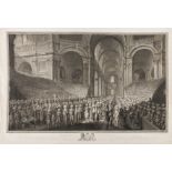 St Paul's.- Dayes (Edward) The Royal Procession [of King George III] in St. Pauls on St. George's …