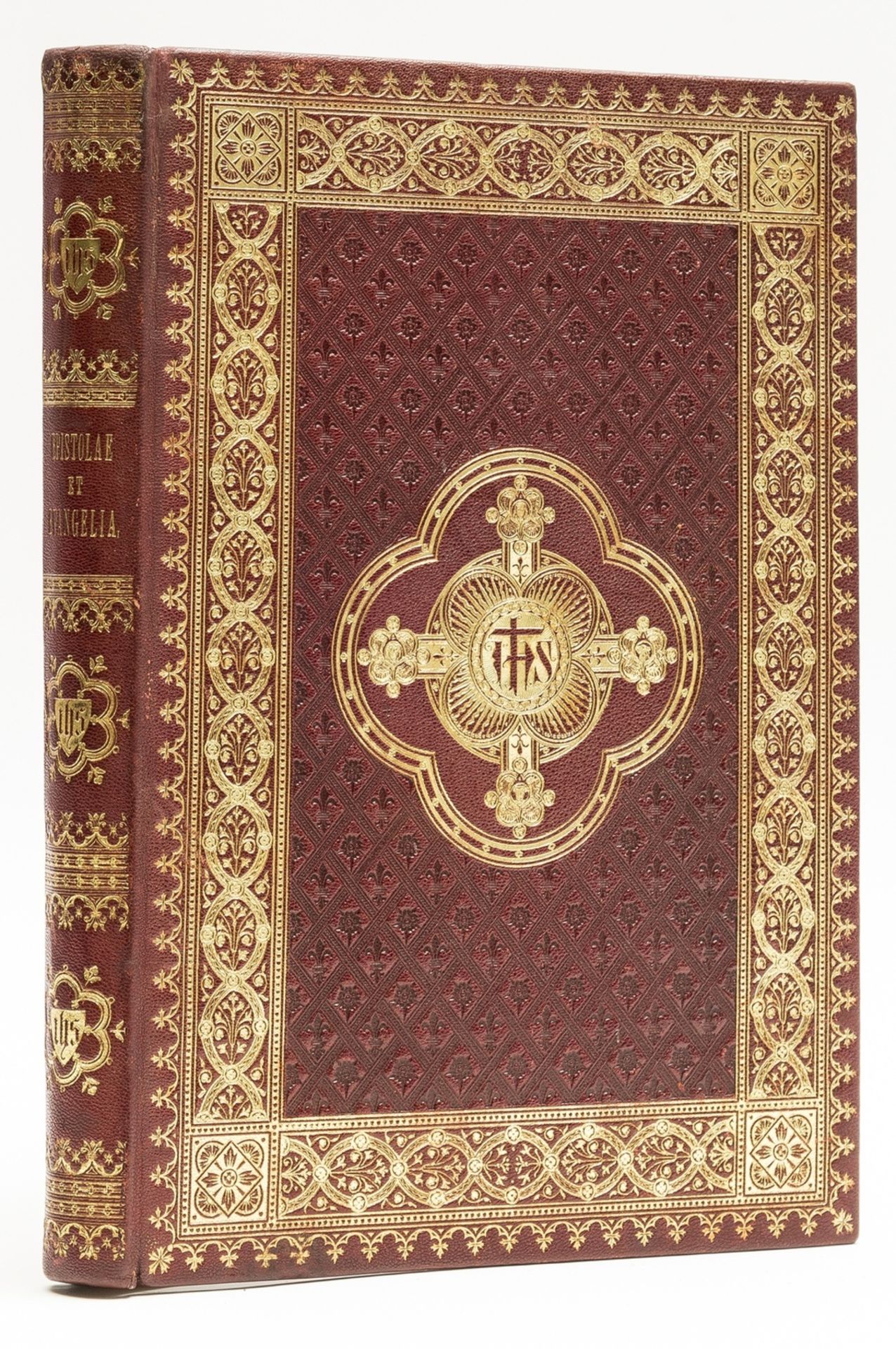 Binding.- Epistolae et Evangelia totius anni secundum Missale Romanum..., contemporary red morocco …