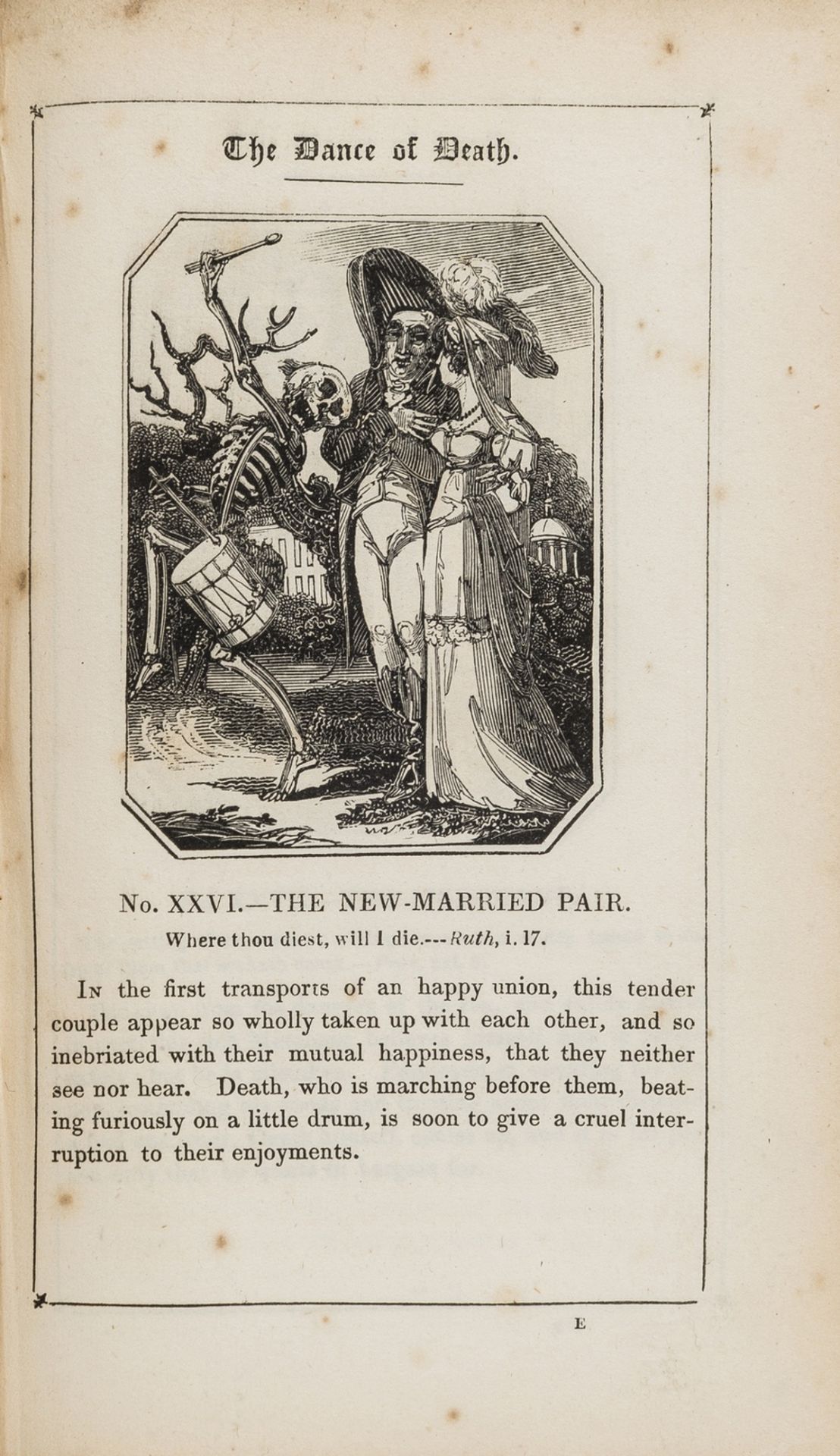 Bewick.- Holbein (Hans) The Dance of Death..., William Charlton Wright, 1825.