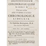 Beveridge (William) Institutionum Chronologicarum....Arithmetices chronologicae libellis, second …