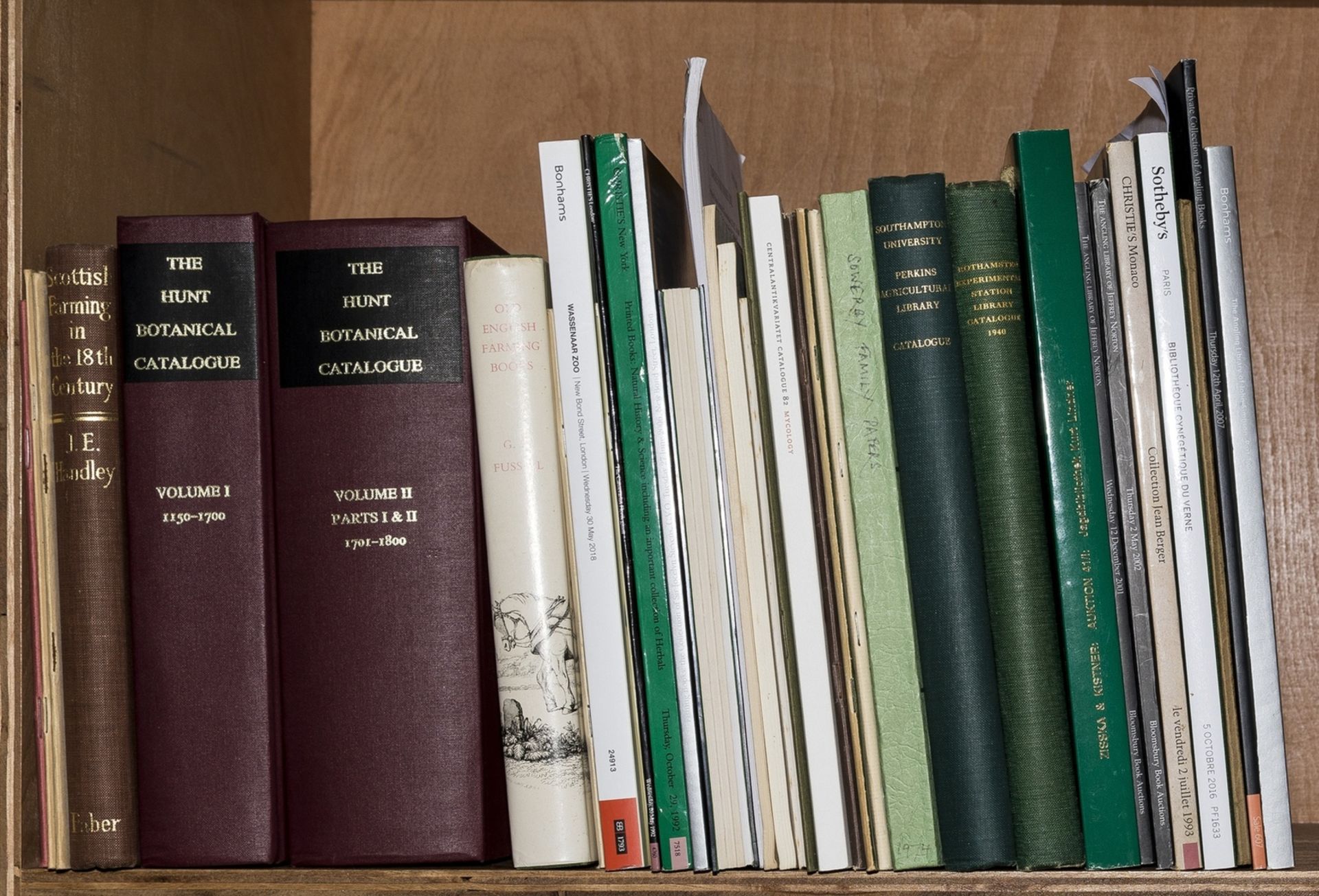 Natural History.- Quinby (Jane) Catalogue of Botanical Books in the Collection of Rachel McMasters …