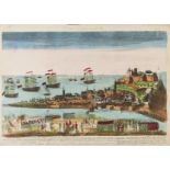 France.- Côte d'Azur.- Vue d'optique.- Vue de la Ville de Nice, late 18th century; and a good …