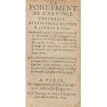Lull (Raimond) Le Fondement de l'Artifice Universel, Paris, De l'Imprimerie d'Ant. Champenois, 1632.