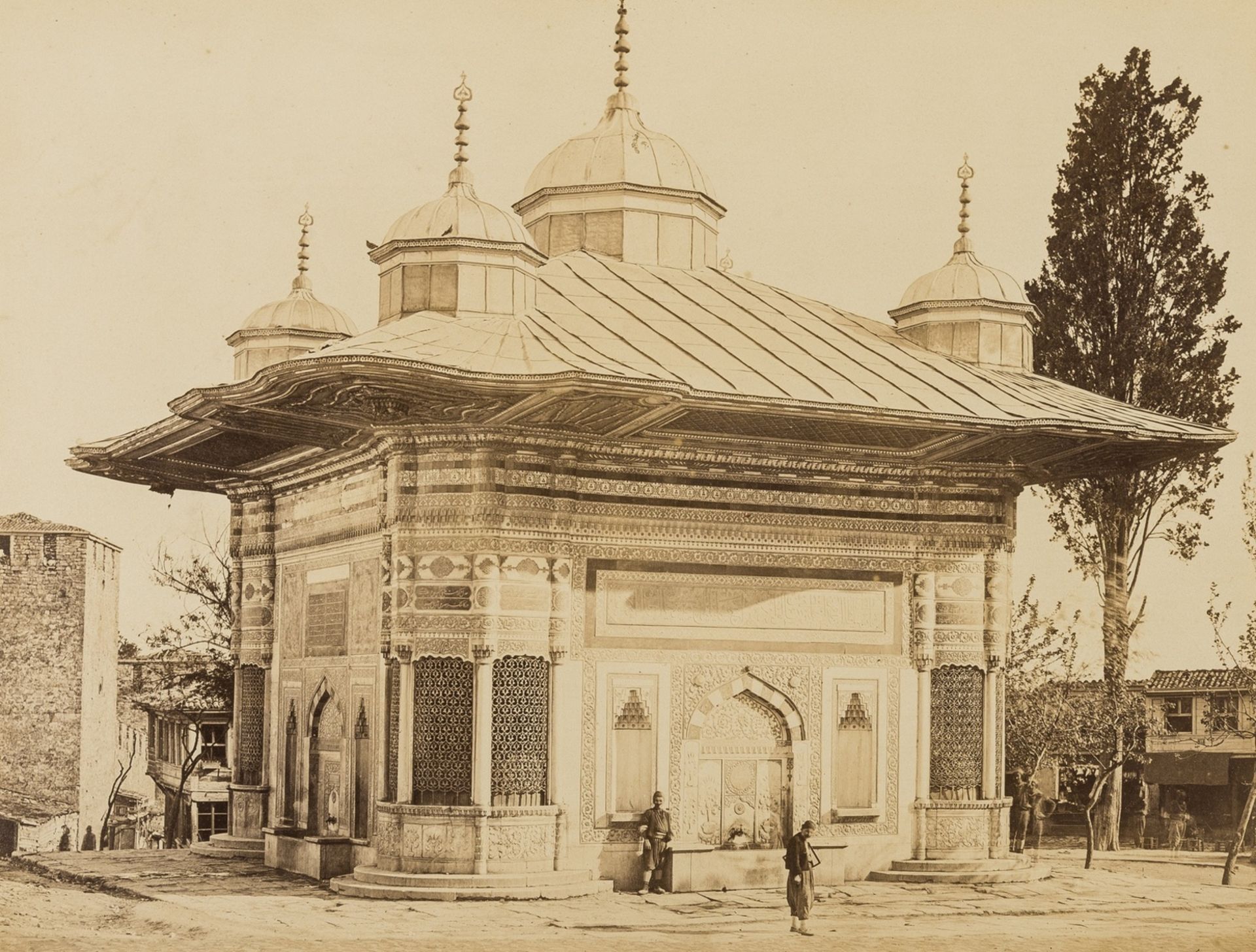 Photography.- Middle East.- Sebah (P.) [11 Albumen Prints], signed in the negative, [c.1862].