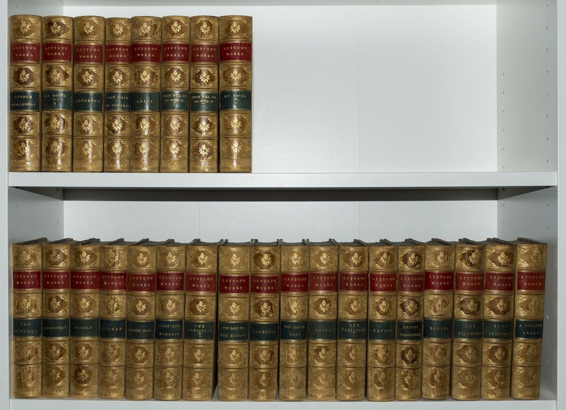 Lytton (Edward George Bulwer, Lord) [Works], 26 vol., London & New York, 1877-78.